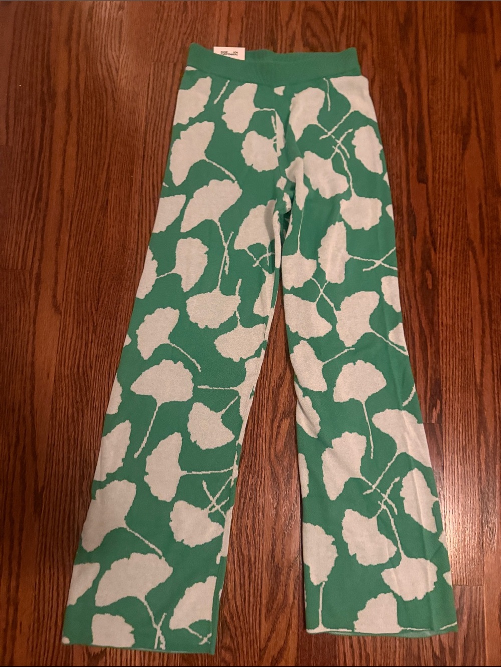 Diane Von Furstenberg for Target Green Floral Knit Pant